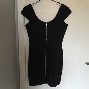 NWT H&M LBD Mini dress with Zipper, size 10 fits like size 8 or 6